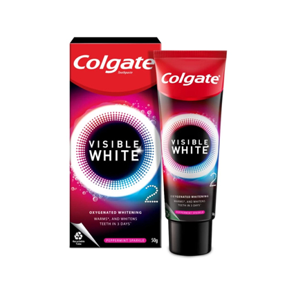 Colgate Tooth Paste Visible White Peppermint Sparkle